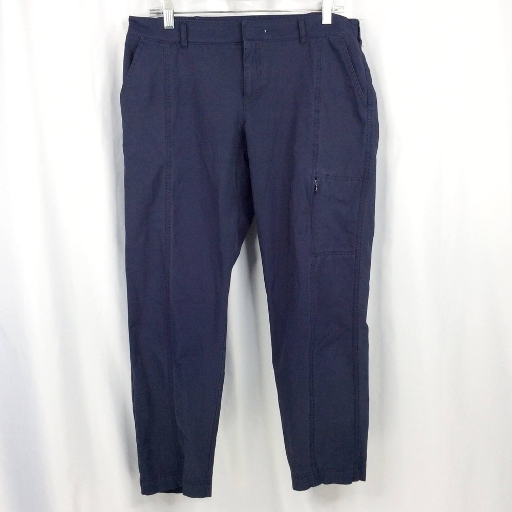 Kirkland Signature Ankle Pants Women's Size 10 Navy Blue Travel Hiking
